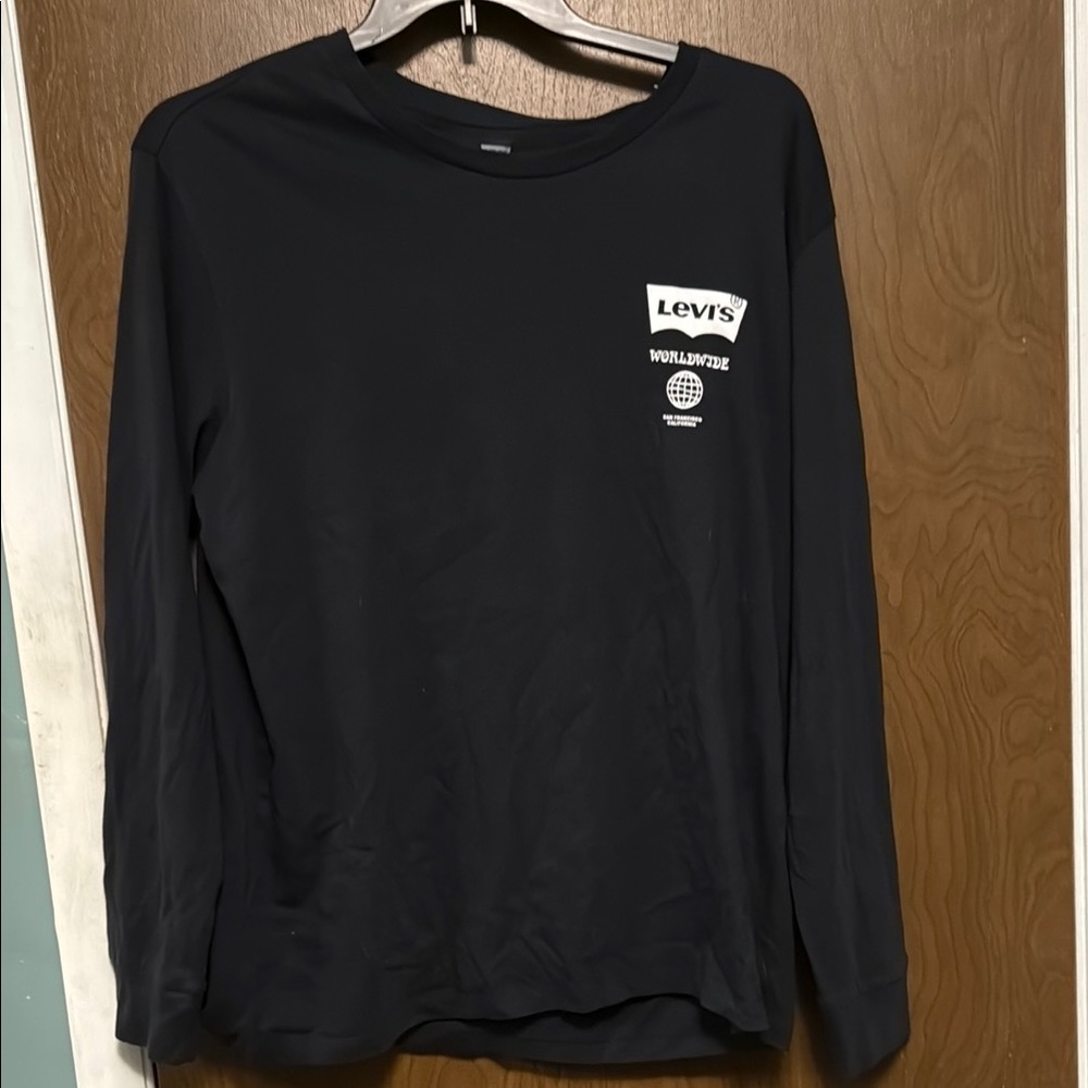 NWT Levi's Black Long Sleeve Shirt size XL